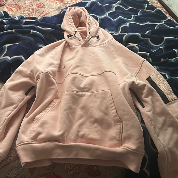 Nike Jackets & Blazers - Nike tech fleece pullover hoodie baby pink